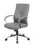 Boss LeatherPlus Executive Chair (B10101-GY)