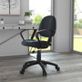 Boss Black Posture Chair W/ Loop Arms (B307)