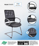 Boss Mesh Back W/ Pewter Finish Guest Chair (B6409)