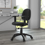 Boss Black  Deluxe Posture Chair (B315-BK)