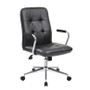 Boss Modern Office Chair w/Chrome Arms - Black (B331-BK)