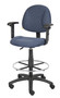Boss Drafting Stool (B315-Be) W/Footring And Adjustable Arms (B1616-BE)