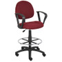 Boss Drafting Stool (B315-By) W/Footring And Loop Arms (B1617-BY)