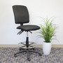 Boss Multi-Function Fabric Drafting Stool (B1635-BK)