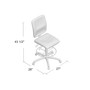 Boss Multi-Function Fabric Drafting Stool (B1635-BK)