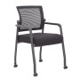 Boss Mesh 4-Legged Guest Chair (B6889R-BK)