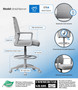 Boss All Grey Stool (B16376GY-GY)