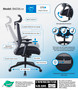 Boss Mesh Task Chair w/Headrest (B6036-HR)