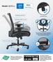 Boss Mesh Heavy Duty Chair, 400 lb weight capacity (B699-BK)