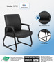 Boss Heavy Duty Antimicrobial Vinyl Guest Chair (B709)