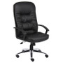 Boss High Back LeatherPlus Chair W/ Chrome Base (B7301C)