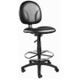 Boss Black Antimicrobial Drafting Stools W/Footring (B1690-CS)