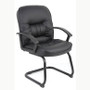 Boss Mid Back LeatherPlus Guest Chair (B7309)