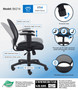 Boss Mesh Chair With Adjustable Arms (B6216)