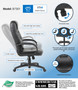Boss Executive High Back LeatherPlus Chair (B7501)