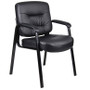 Boss Executive Mid Back LeatherPlus Guest Chair (B7509)