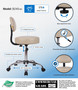 Boss Beige Caressoft Medical Stool W/ Back Cushion (B245-BG)