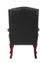 Boss Wingback Traditional Guest Chair In Black (B809-BK)