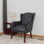 Boss Wingback Traditional Guest Chair In Black (B809-BK)