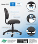 Boss Black Posture Chair (B305)