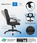 Boss Mid Back Fabric Managers Chair In Black (B8306-BK)