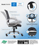 Boss Mesh Back W/ Pewter Finish Task Chair (B6406)