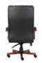 Boss High Back Executive Wood Finished Chair, Cherry (B8991-C)