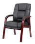 Boss Mid Back Wood Finished guest, accent or dining chair (B8999-M)