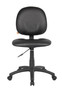 Boss Diamond Task Chair In Black Antimicrobial Vinyl (B9090-CS)