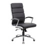 Boss Executive CaressoftPlus Chair with Metal Chrome Finish (B9471-BK)
