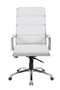 Boss Executive CaressoftPlus Chair with Metal Chrome Finish (B9471-WT)