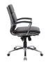 Boss Executive CaressoftPlus Chair with Metal Chrome Finish - Mid Back (B9476-BK)