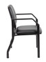Boss Antimicrobial Guest Chair, 300 lb. weight capacity (B9591AM-BK)
