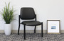 Boss Antimicrobial Armless Guest Chair, 300 lb. weight capacity (B9595AM-BK)