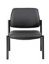 Boss Antimicrobial Armless Guest Chair, 400 lb. weight capacity (B9595AM-BK-400)