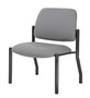 Boss Antimicrobial Armless Guest Chair, 400 lb. weight capacity (B9595AM-GY-400)