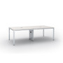 Simple System Meeting Table 95 x 47 - White (S402-WT)