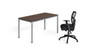 Simple System Single Desk – 66″ × 24″ – Driftwood (SGSD001-102)