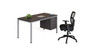 Simple System Double Desk – 66″ × 24″ – Driftwood (SGSD002-102)