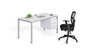 Simple System Double Desk – 66″ × 24″ – White (SGSD002-102-WT)