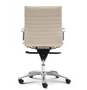 Zetti Mid Back Executive Sand Bonded Leather Chair, Chrome Base (2 Per Carton) (CD-309MS (2))