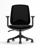 Base Seating, Black Polypropylene Frame, Black Mesh Back, Black Fabric Seat (CD-856B)
