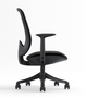 Base Seating, Black Polypropylene Frame, Black Mesh Back, Black Fabric Seat (CD-856B)
