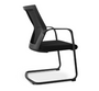 Concepto Visitor Chair, Black Mesh, Black Sled Base, Black PU Arms (2 Per Carton) (CD-88B (2))