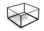 Black Metal Frame for Elite Occasional Table, K.D, 36"Wx36"Lx20"H (CD-BMF-EOT363620-BLK)
