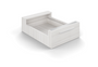 Single Box drawer, fits on Altezza, Scozia, Alta-L, Veloce, Potenza and Potenza executive series. 15.5W"21.85L"*6.3"H Blanc De Gris (CD-BOXD-BDG)