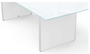 Legs for the 95"X42" Glass Conference Table + Hardware for the Legs - Blanco (CD-GCT9542-2-B)