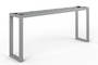 High Grey Metal Frame Support for 2 Open Hutch. 70"3/4"Wx13"3/4"Dx30"1/2"H (CD-HWMF72WMH-GR)