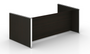 Potenza Freestanding Executive Desk(Modesty Panel, Legs(2), Metal Support Frame) - Espresso (CD-M7275-1-E)