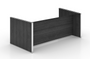 Potenza Freestanding Executive Desk (Modesty Panel, Legs (2) & Metal Support Frame) - Grigio (CD-M7275-1-G)
